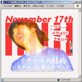 Let's party which shared good luck of marriage of INAPPE™